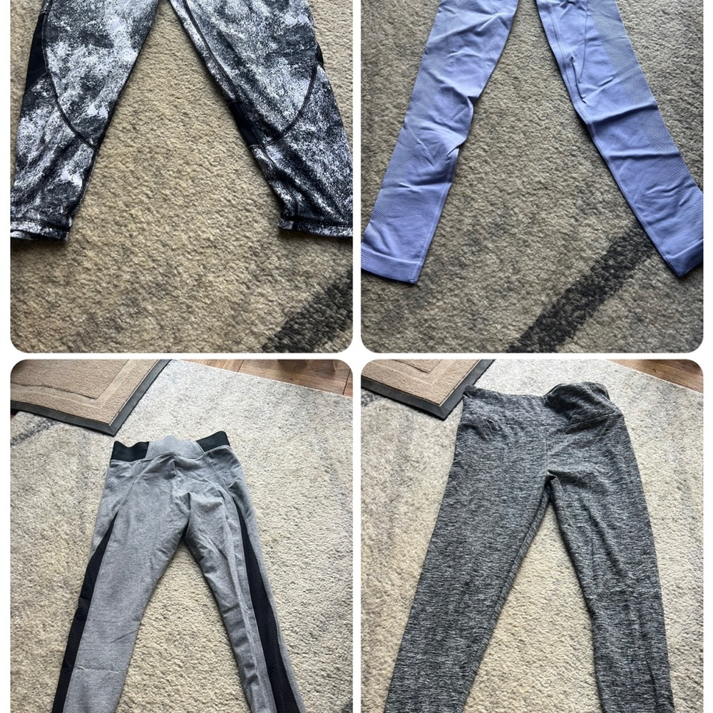 Women’s Workout Leggings Bundle Lot of 4 Athleisure Gym Yoga Pants